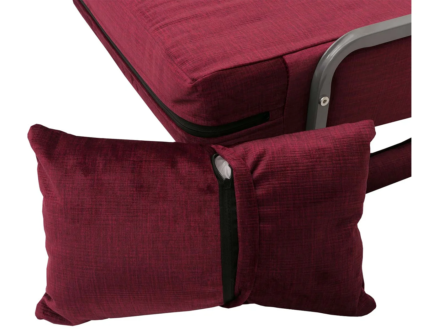 Fotel z funkcją spania MCW-K29,  bordeaux