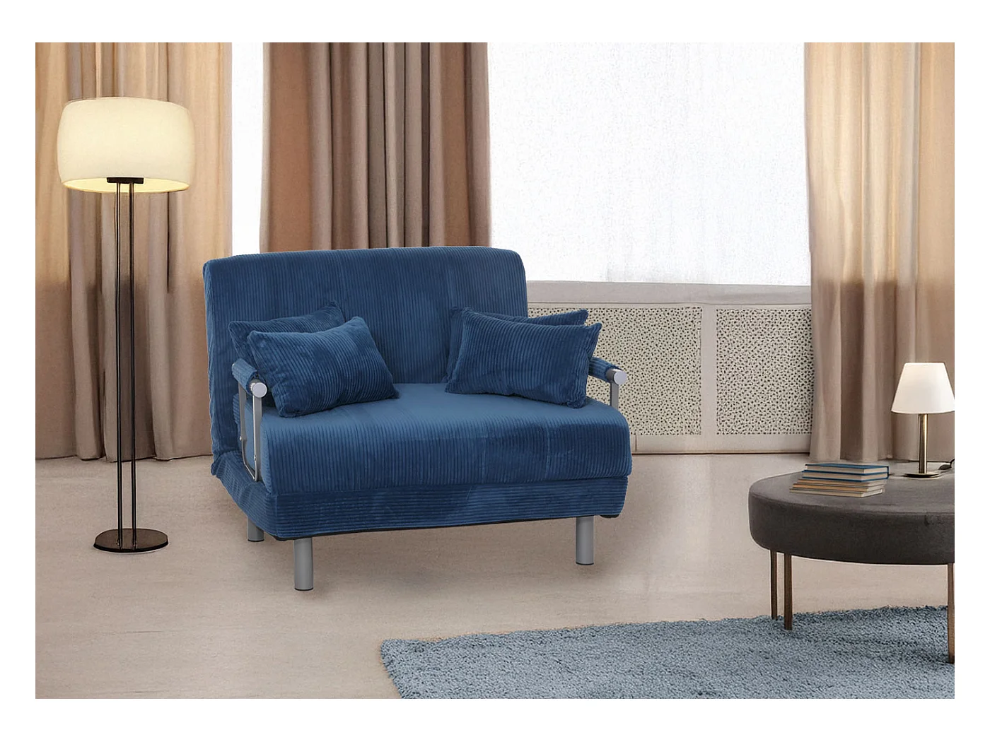 Schlafsessel MCW-K29, Blau