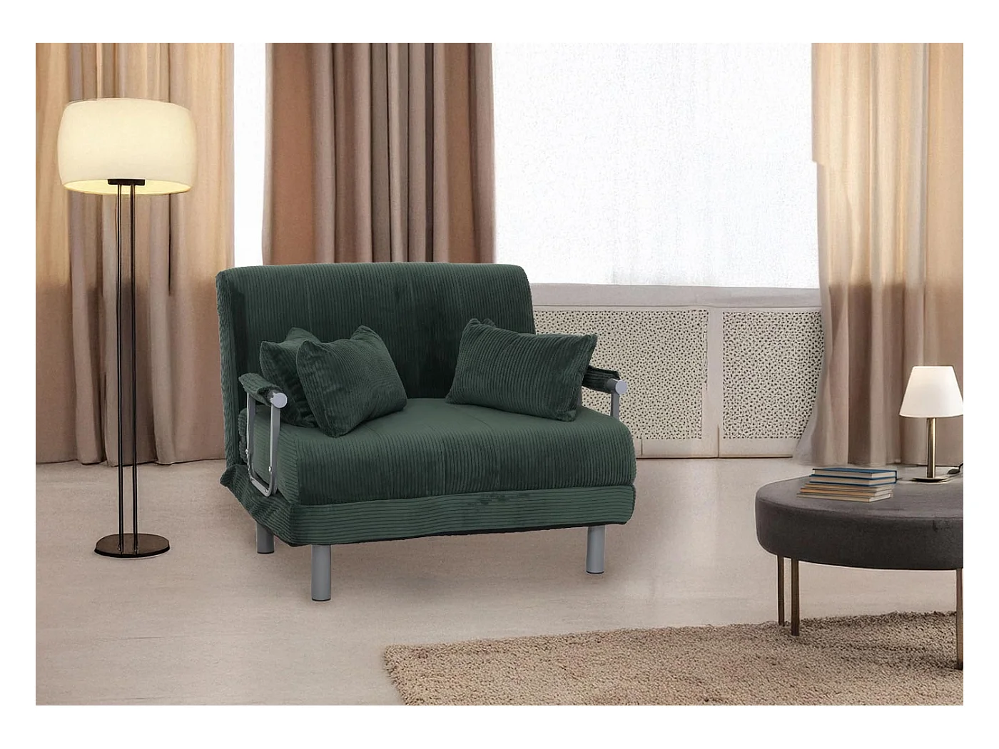 Schlafsessel MCW-K29, Grün