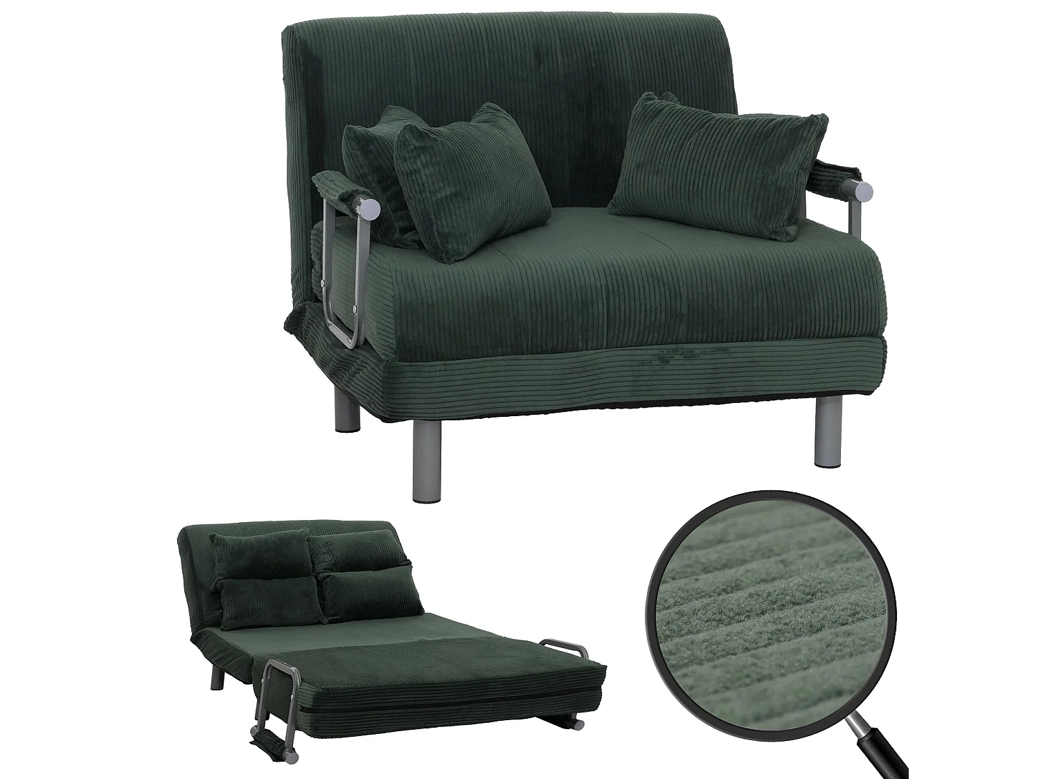 Schlafsessel MCW-K29, Grün