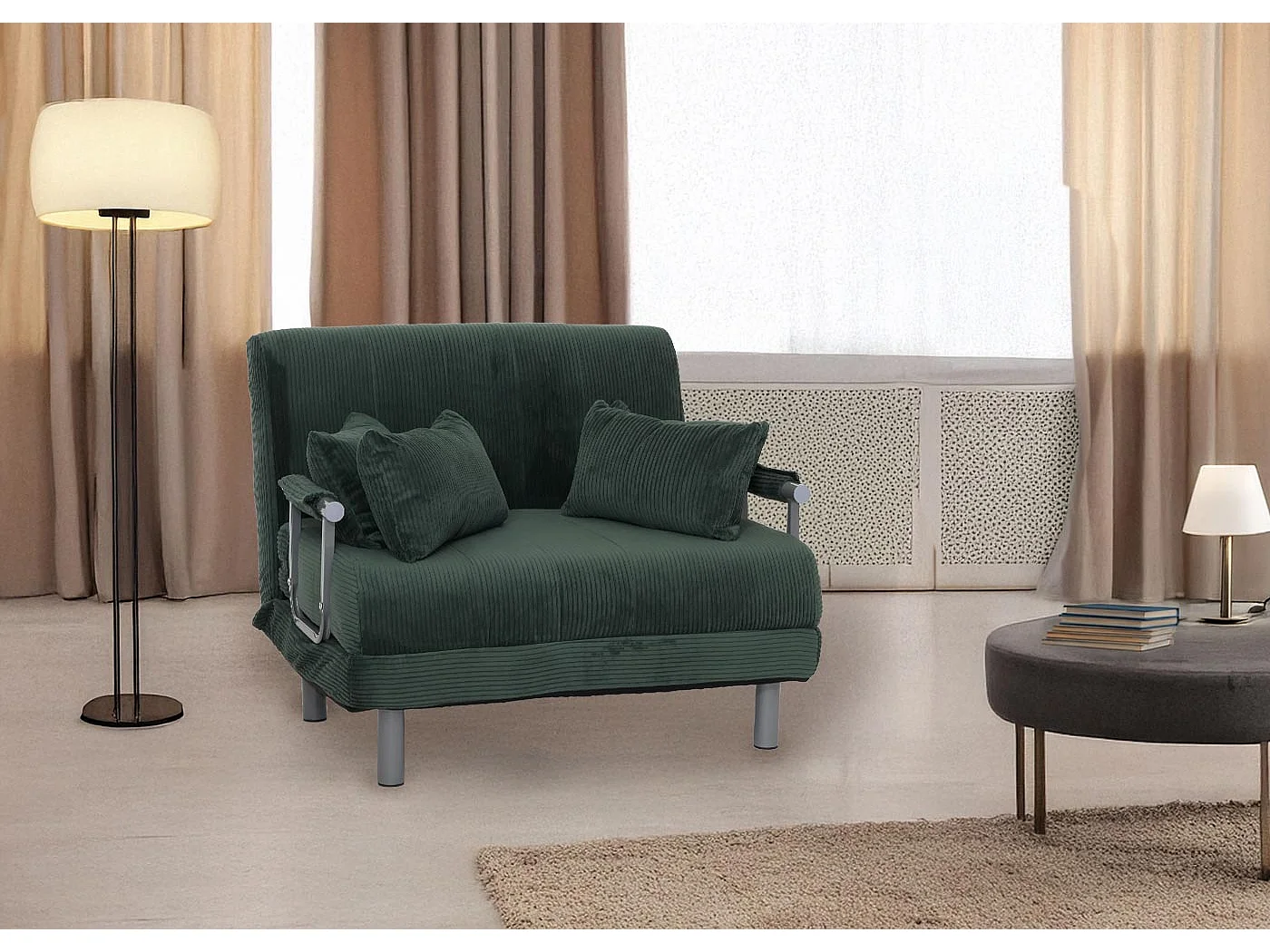 Schlafsessel MCW-K29, Grün