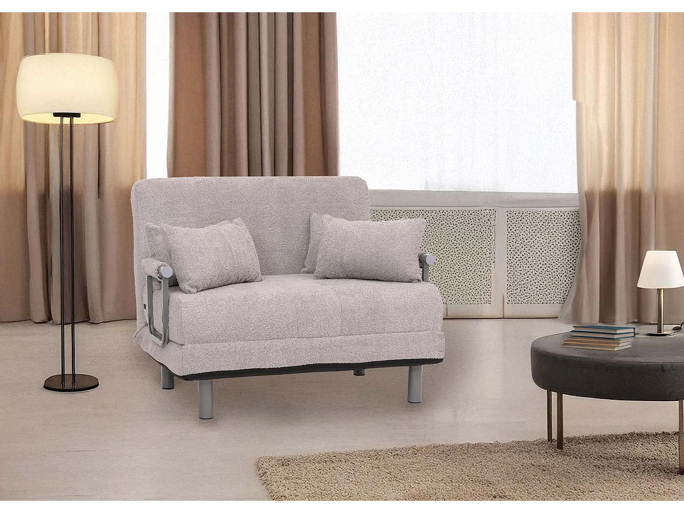 Schlafsessel MCW-K29, Grau