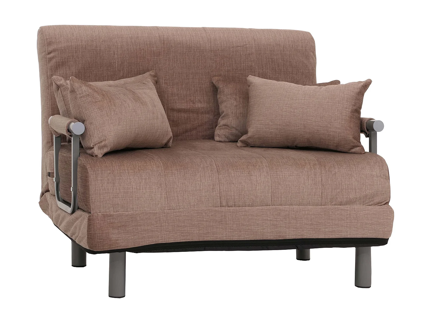 Fotel z funkcją spania MCW-K29,  brązowy