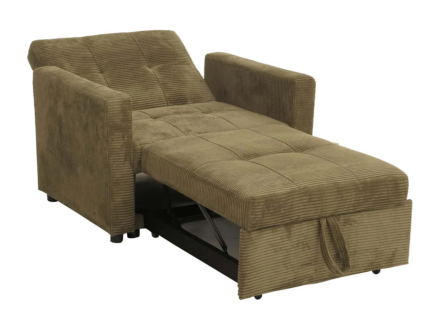 Fotel rozkładany MCW-L90,  zielony