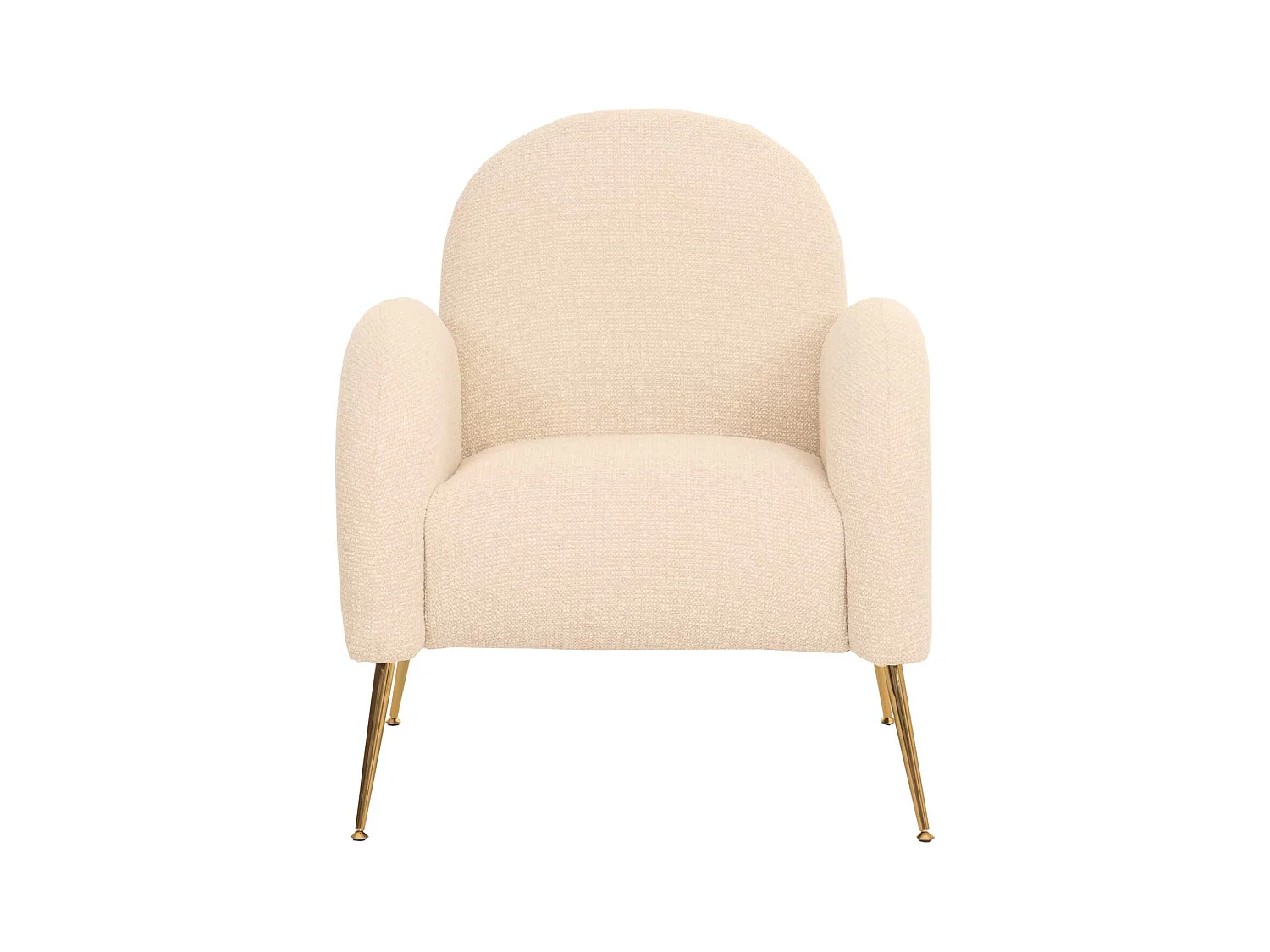 Lounge-Sessel MCW-N69, Creme-weiß