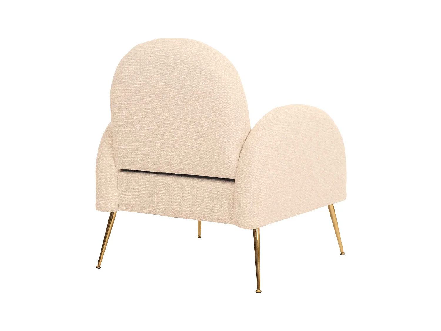 Lounge-Sessel MCW-N69, Creme-weiß