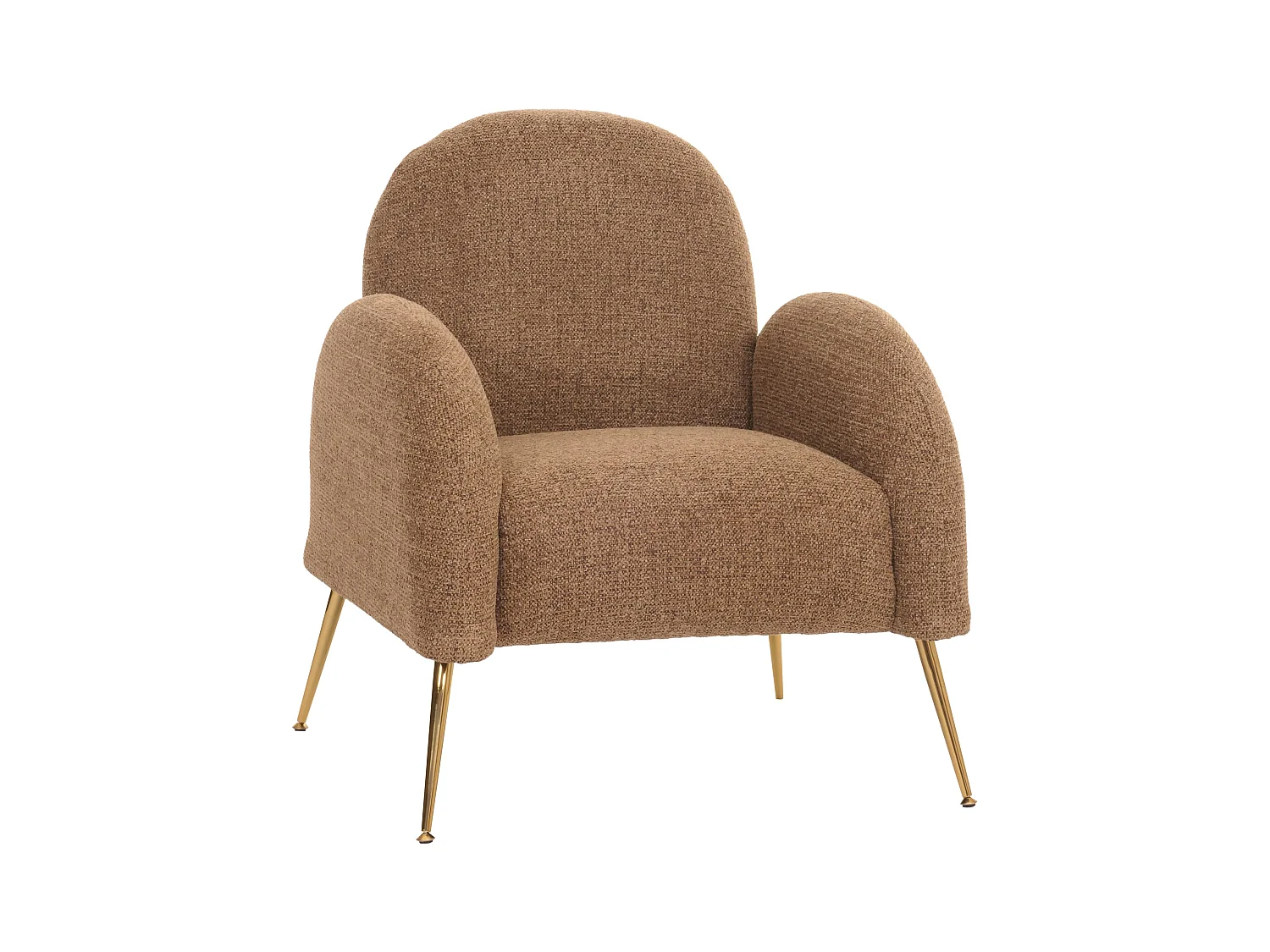 Fotel wypoczynkowy MCW-N69,  kawa