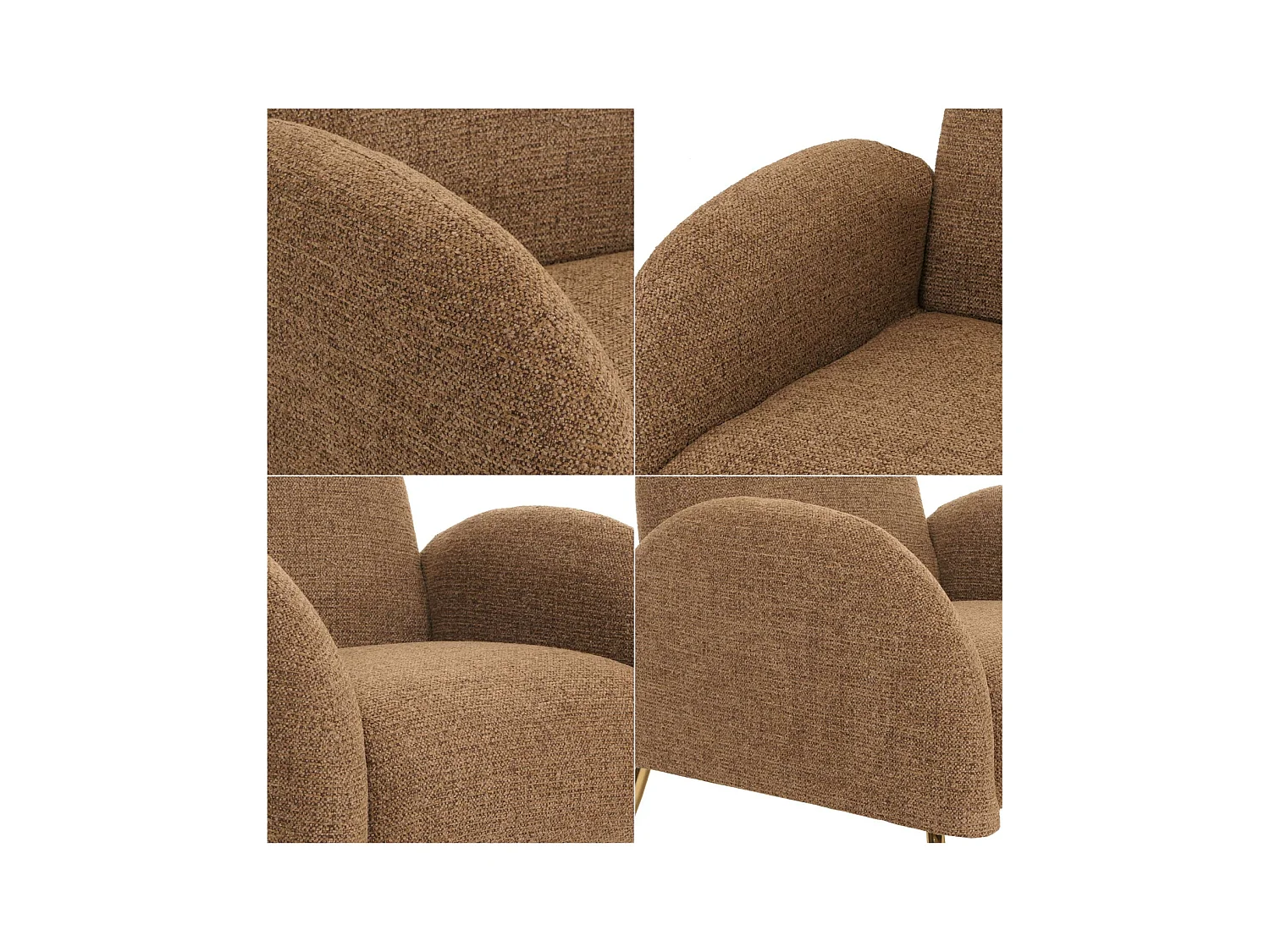 Fotel wypoczynkowy MCW-N69,  kawa