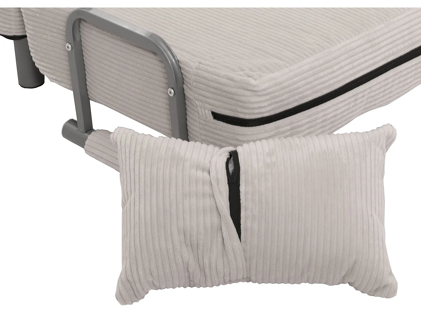 Schlafsessel MCW-K29, Hellgrau