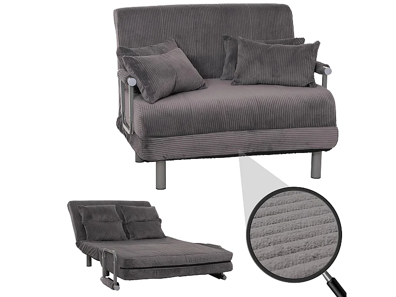 Schlafsessel MCW-K29, Dunkelgrau