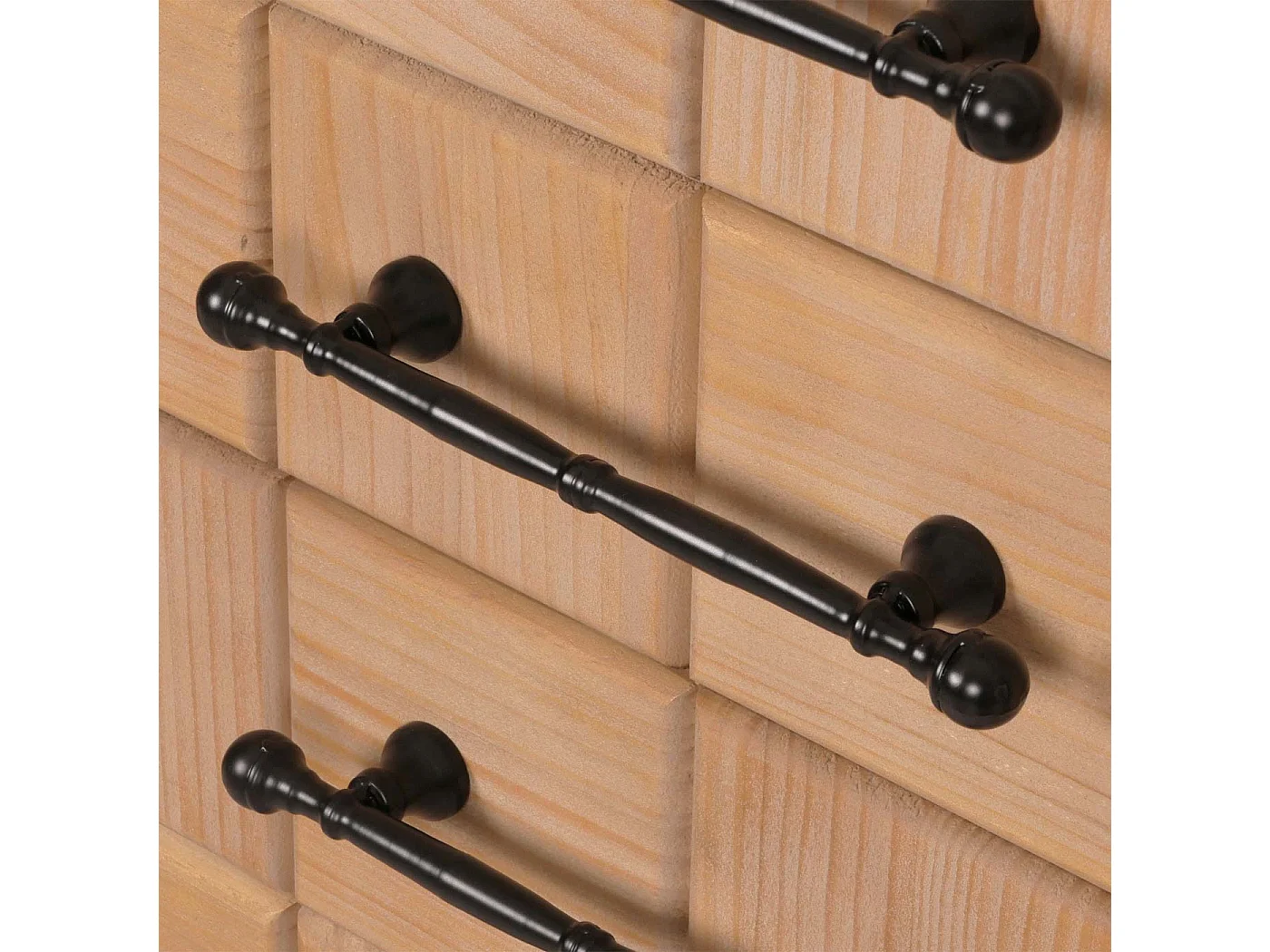 Cassettiera MCW-N30, credenza mobile con ante e cassetto, legno massiccio MDF, 92x140x42cm