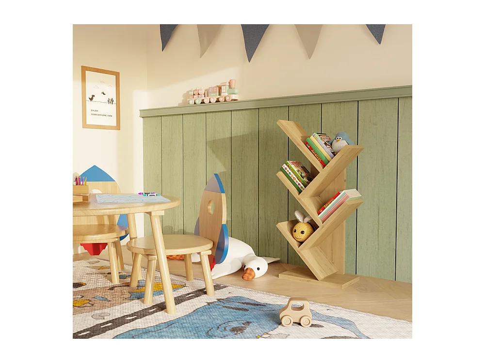 Regał Funny Mini | Dąb Artisan| 26,5x15,5x61 cm | Regał na książki