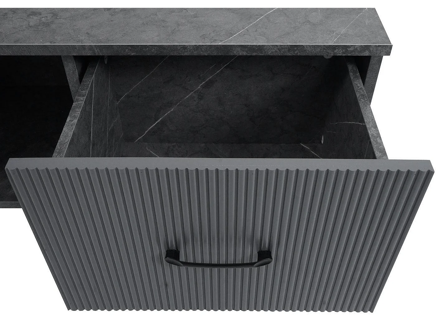 Couchtisch MCW-N89, Marmor-Optik grau