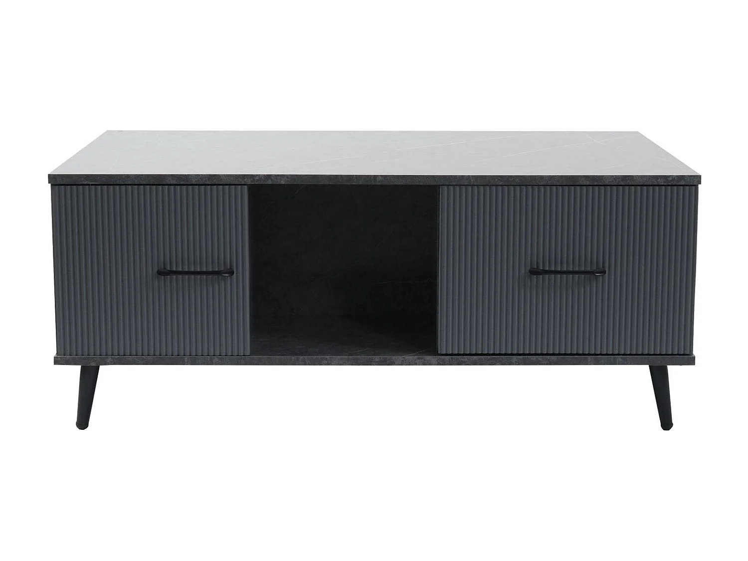 Couchtisch MCW-N89, Marmor-Optik grau