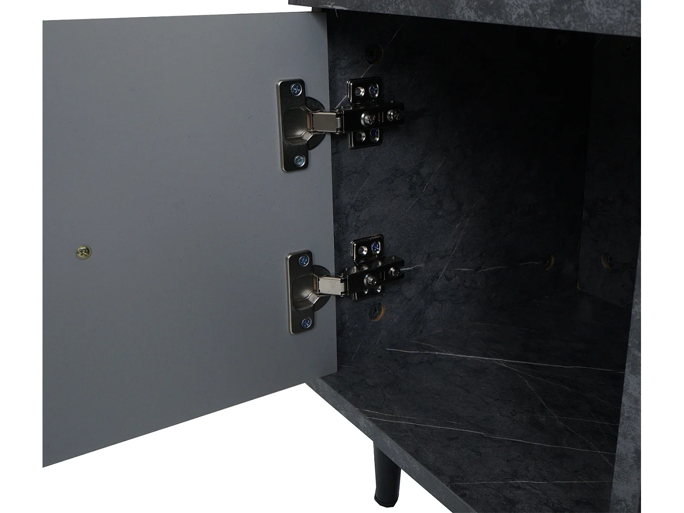 Couchtisch MCW-N89, Marmor-Optik grau