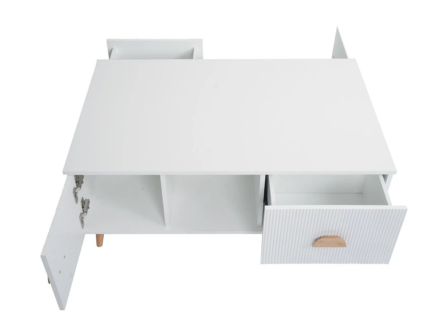 Stolik kawowy MCW-N89,  biały