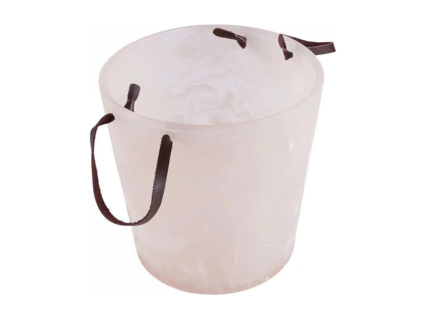 El Cubo de Hielo de Resina - Rosa Blanco