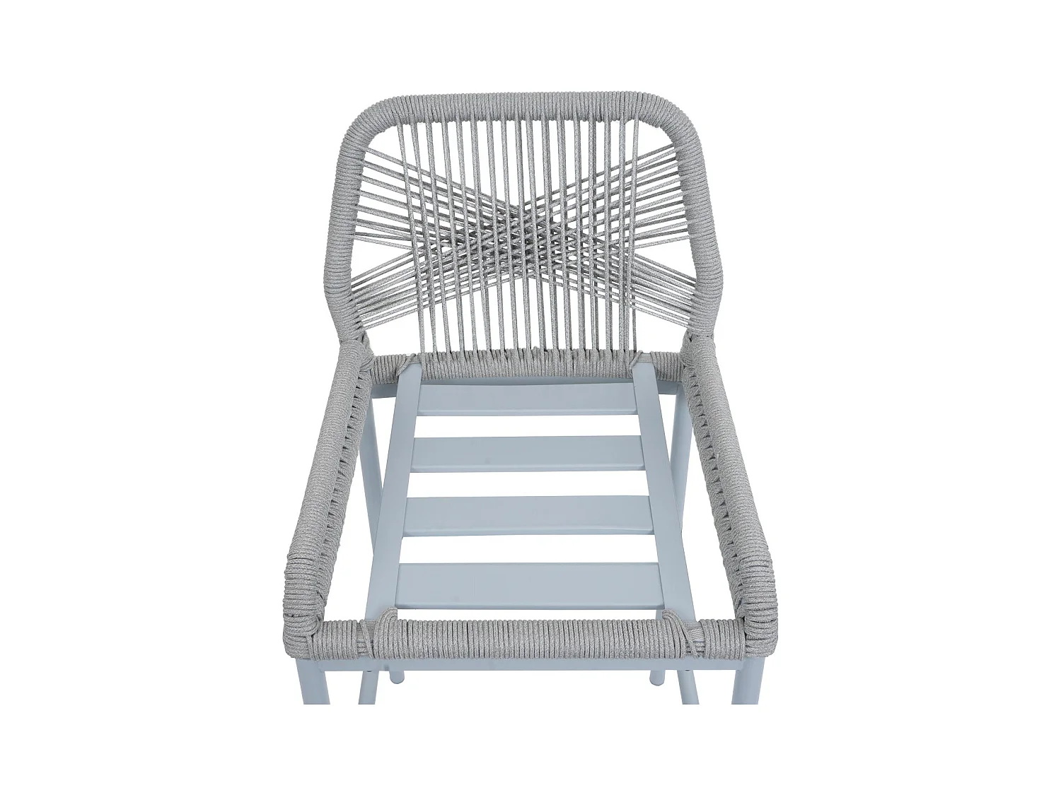 Barhocker MCW-O21 (2er-Set), Hellgrau, Kissen dunkelgrau