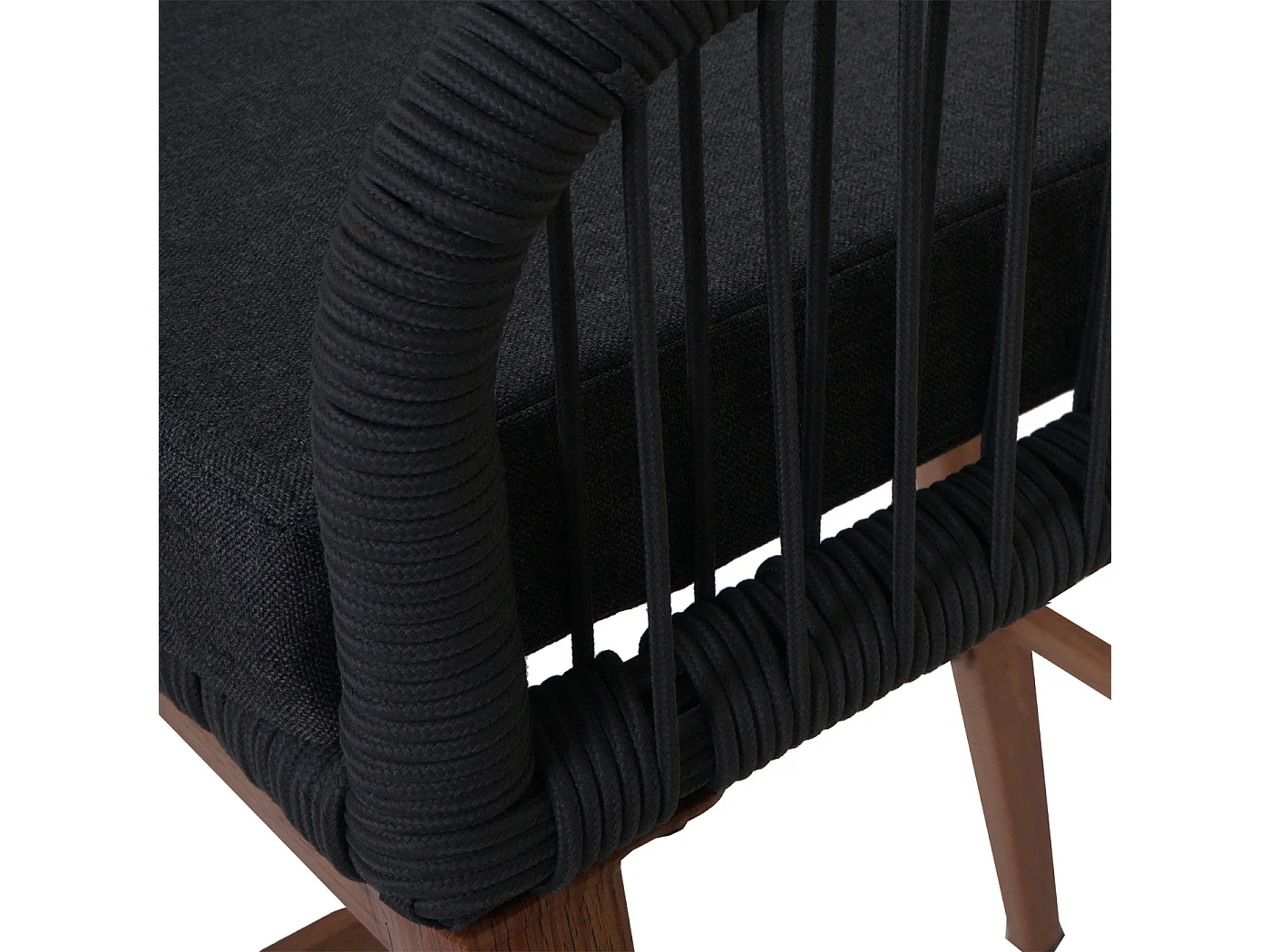 Tabouret de bar MCW-O22 (lot de 2),  anthracite, coussin gris foncé