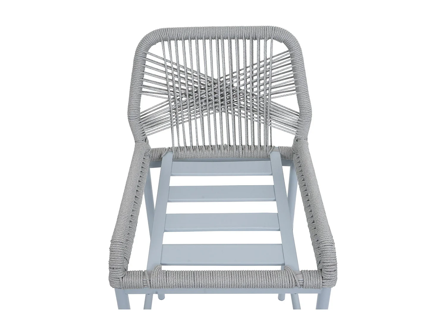 Barhocker MCW-O21 (2er-Set), Hellgrau, Kissen hellgrau