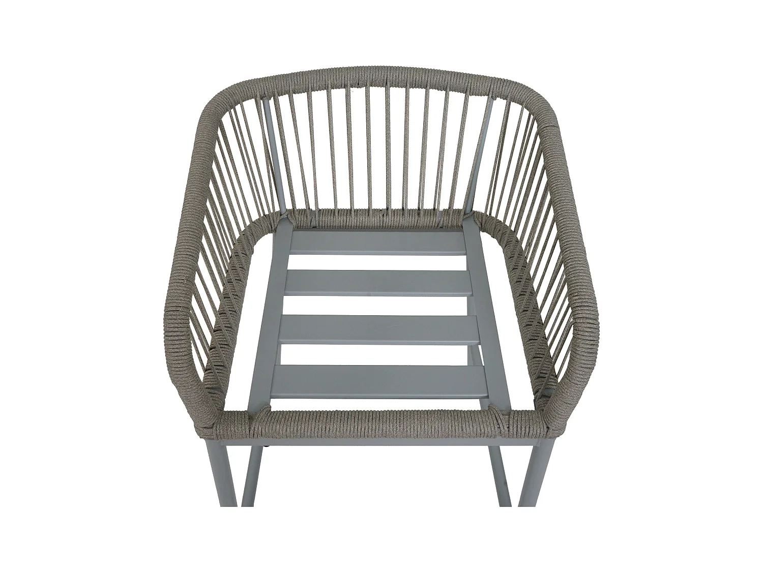 Barhocker MCW-O22 (2er-Set), Hellgrau, Kissen dunkelgrau