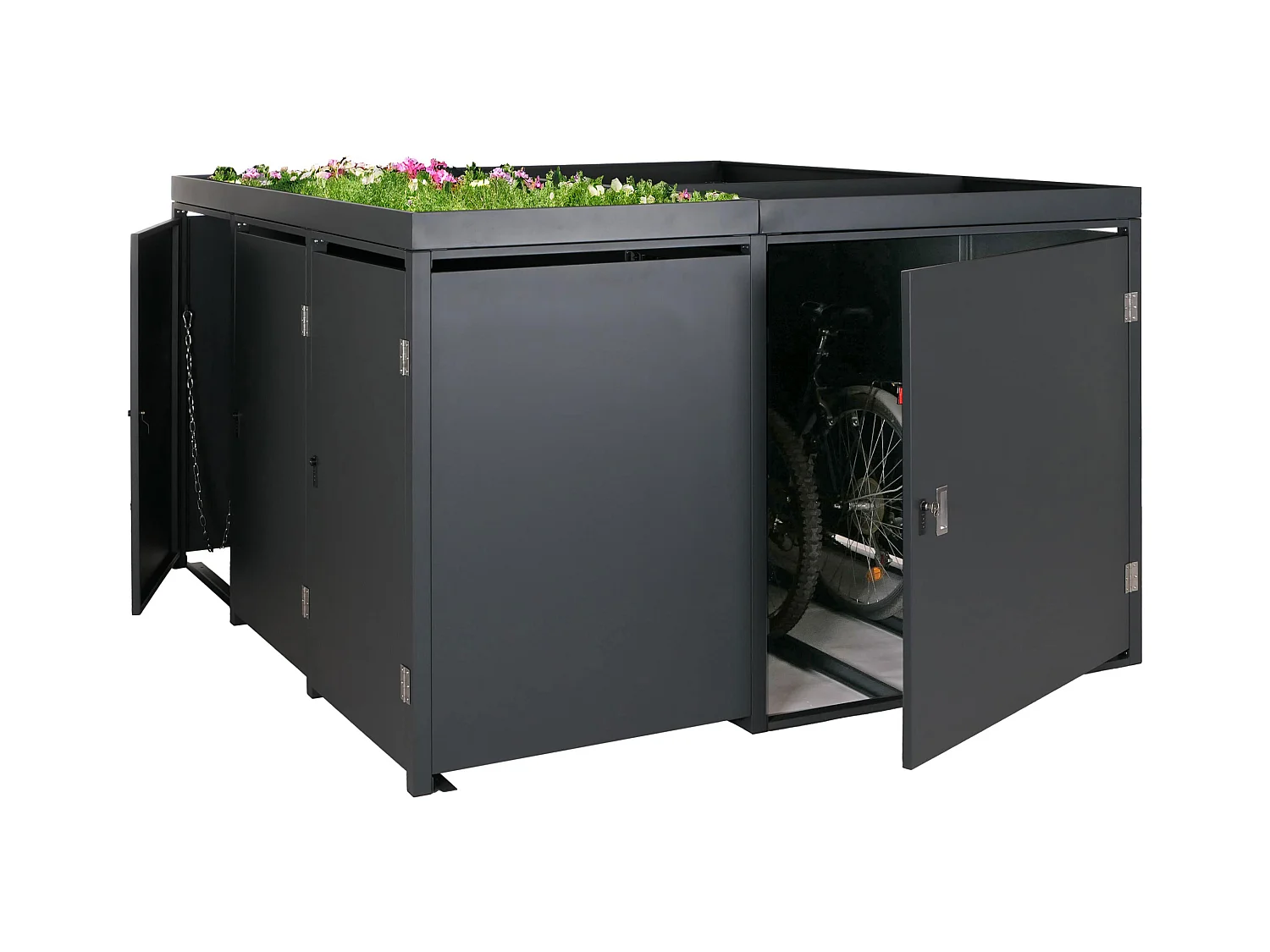 Afvalbakbekleding/fietsenstalling MCW-N79