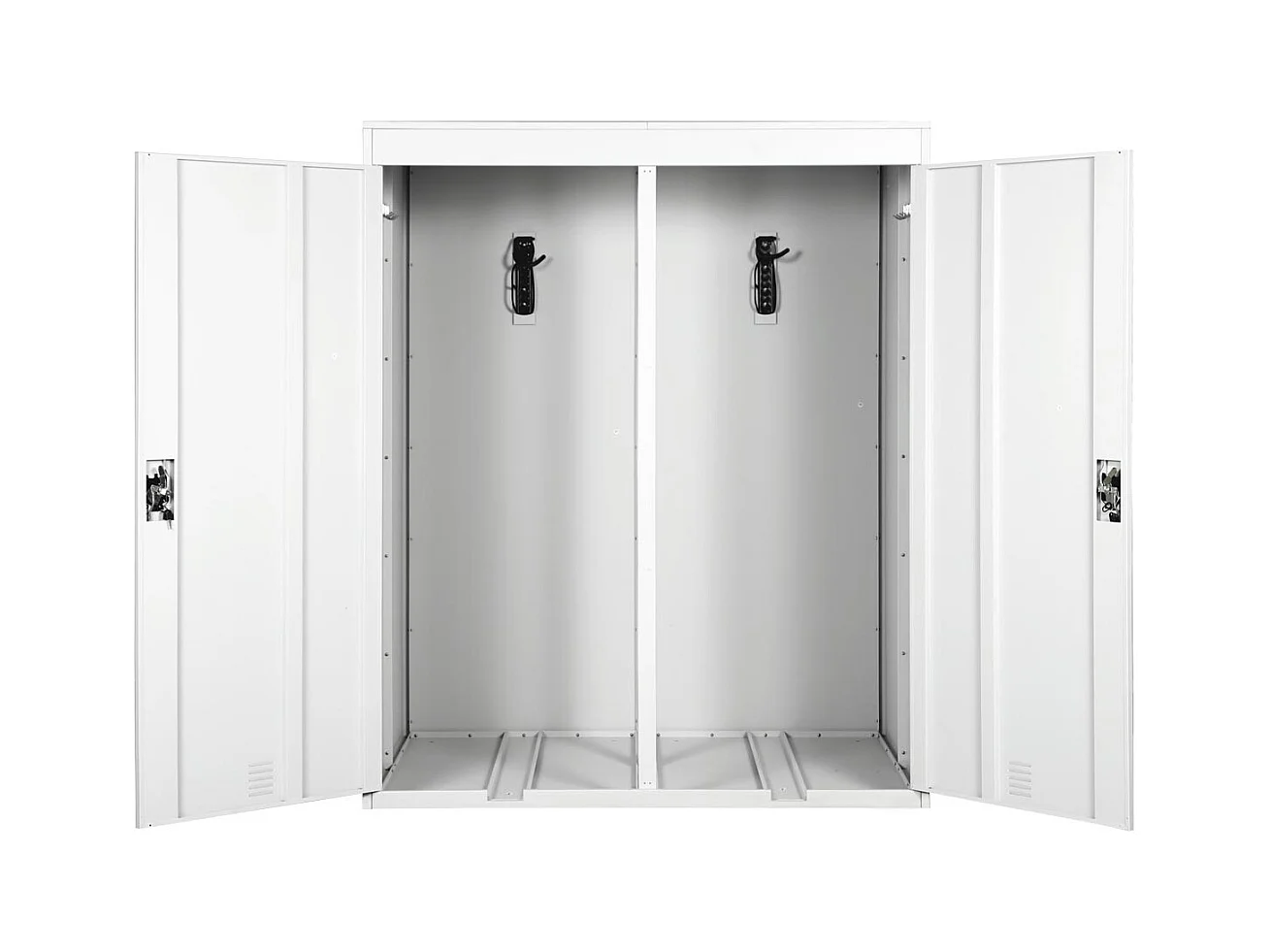 2er-Fahrradgarage MCW-H66, Hellgrau