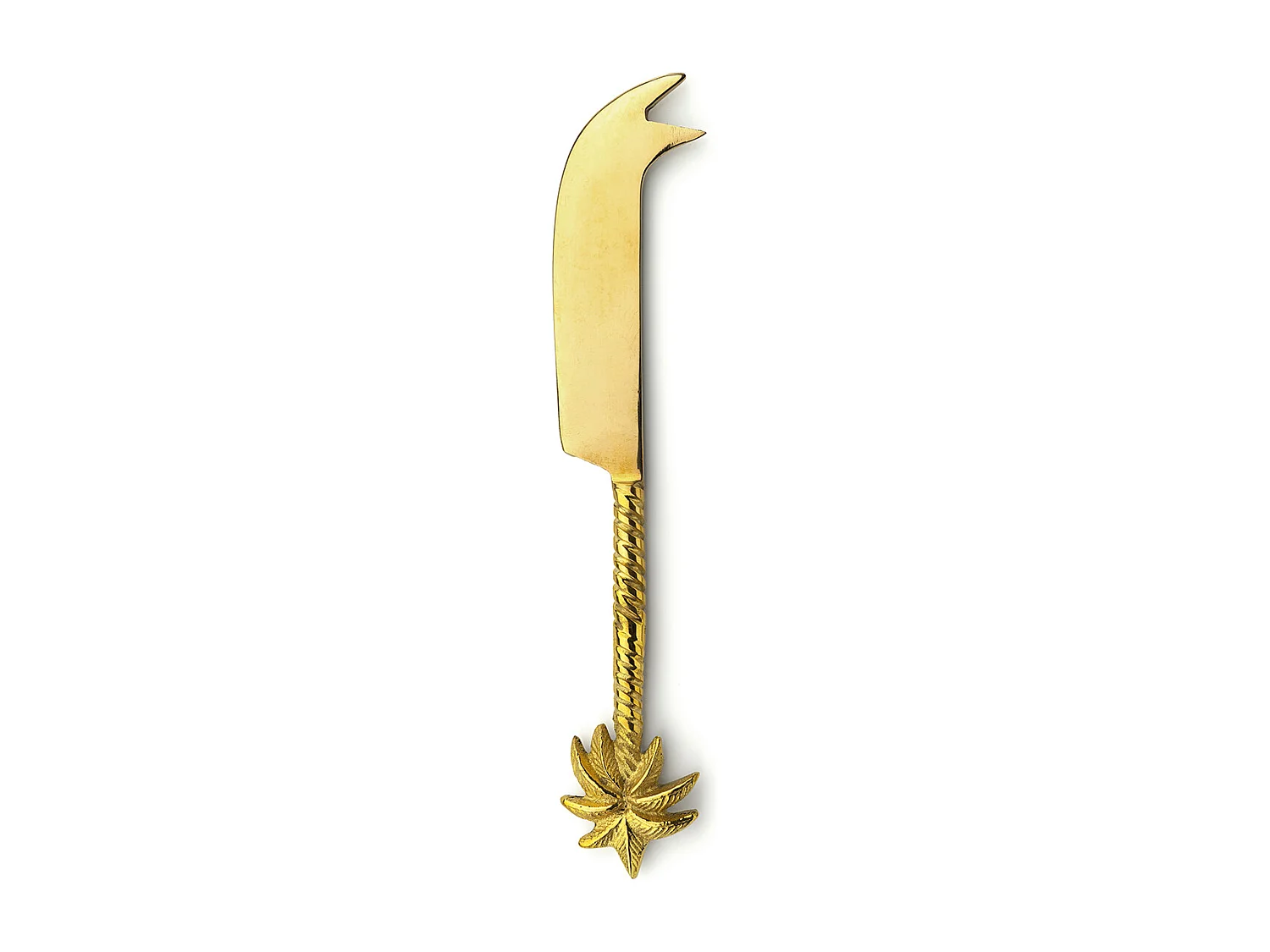 The Palm Tree Cheese Knife - Gold