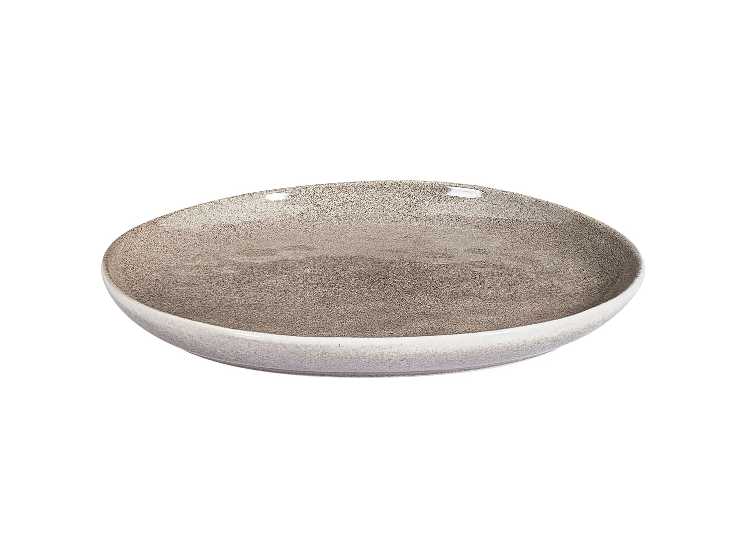 Speiseteller 8er Set COSTMARY Steinzeug Grau