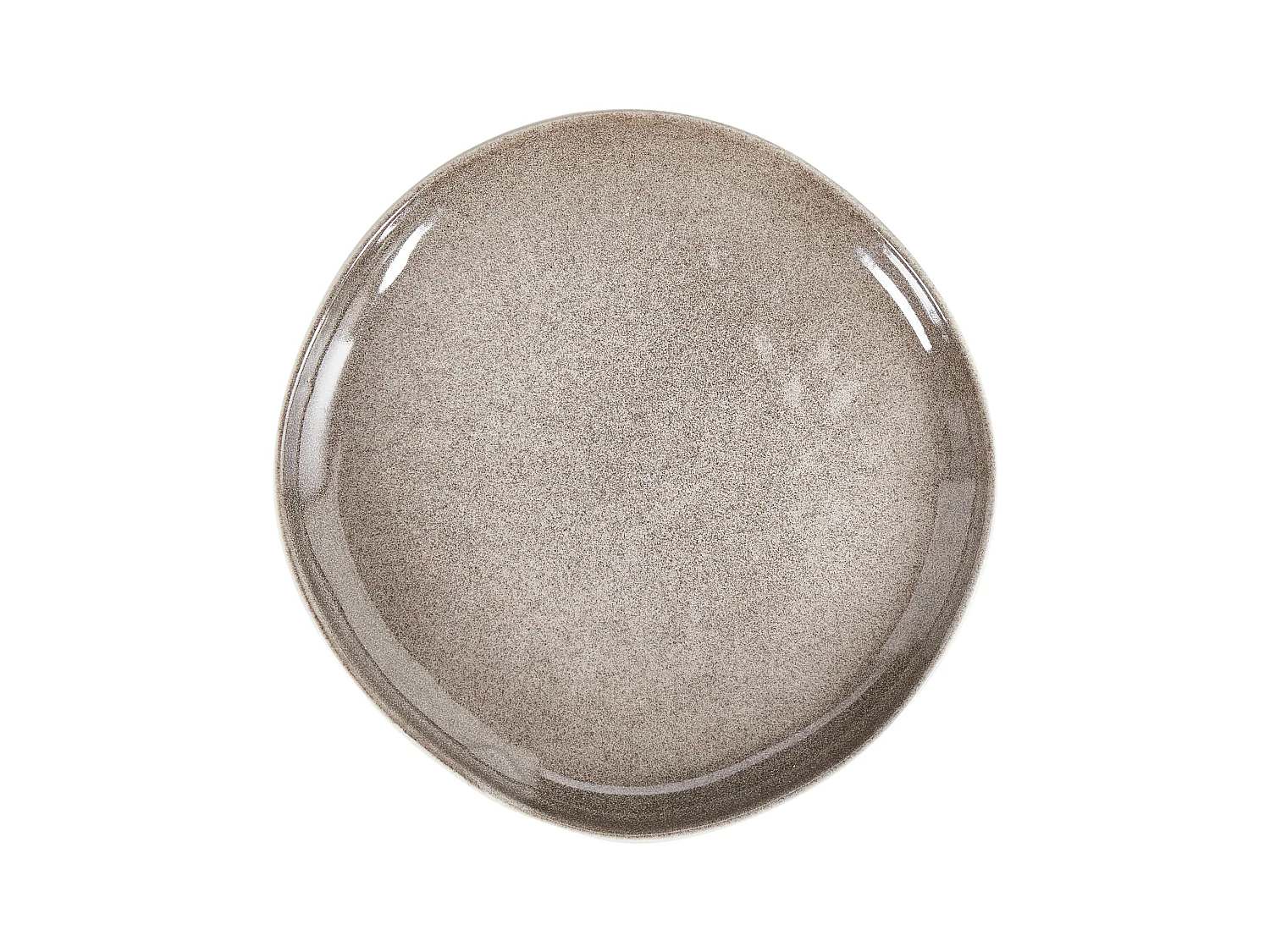 Lot de 8 assiettes à dessert COSTMARY Grès Gris