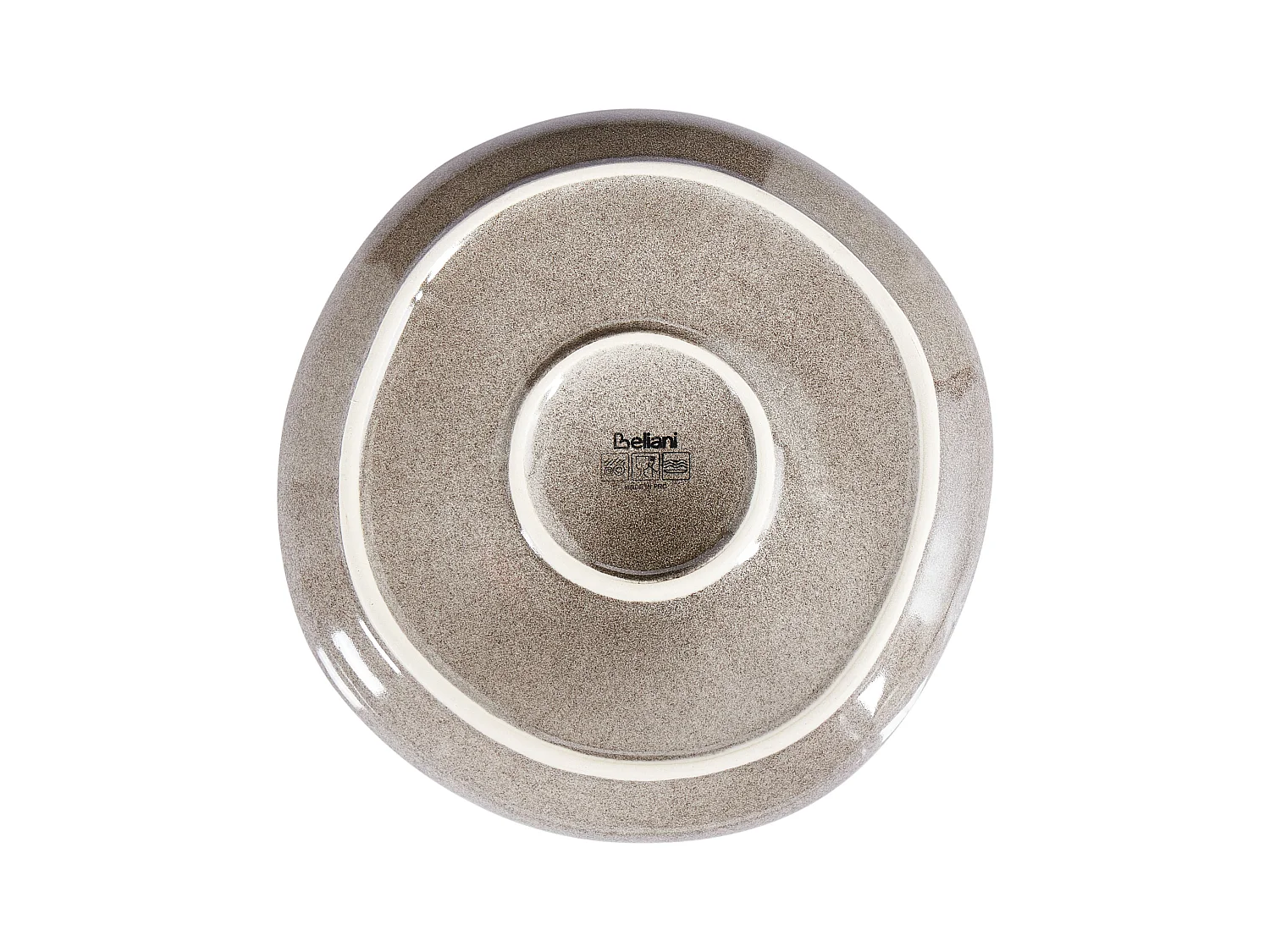 Lot de 8 assiettes à dessert COSTMARY Grès Gris