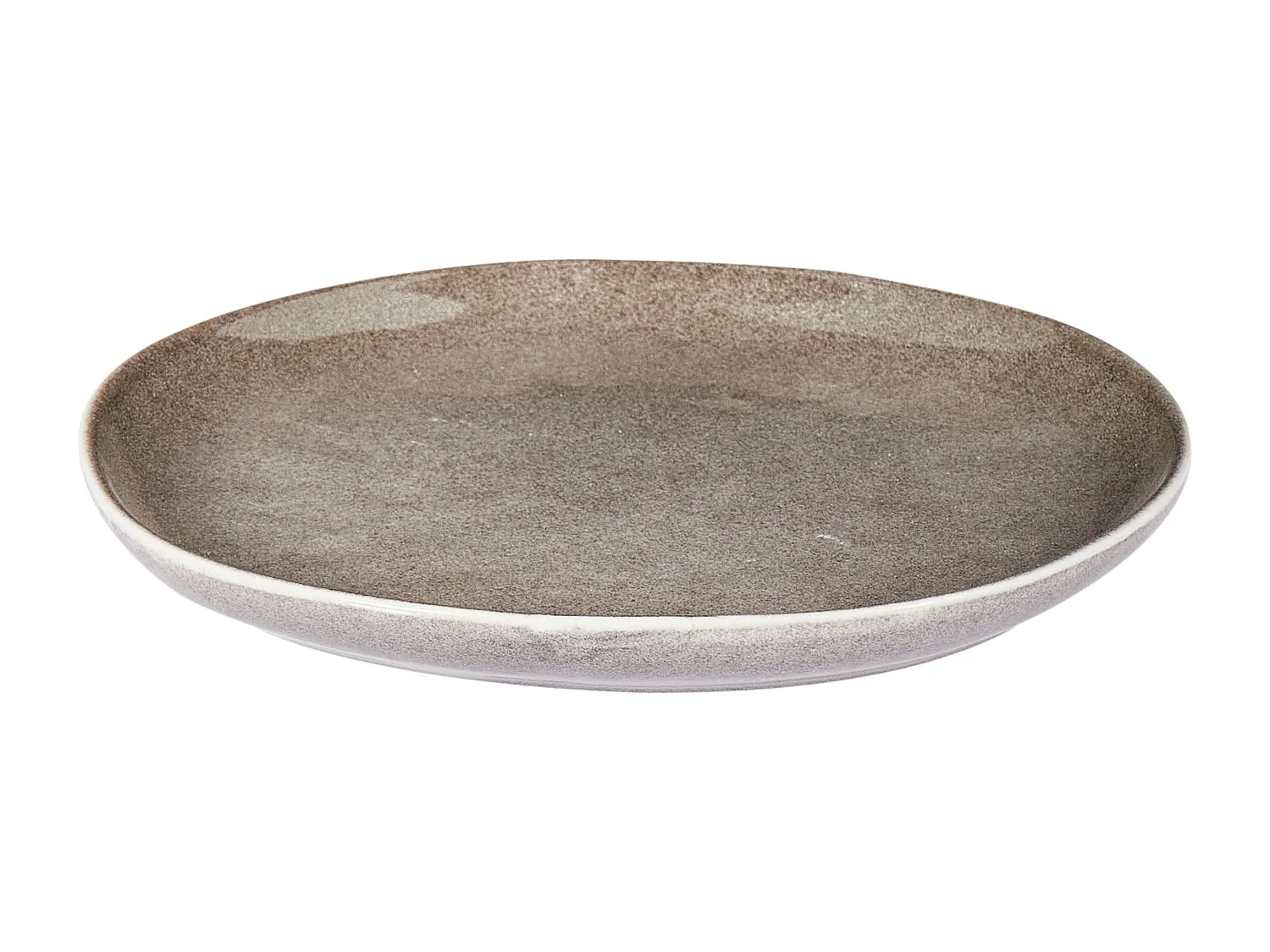 Lot de 8 assiettes à dessert COSTMARY Grès Gris