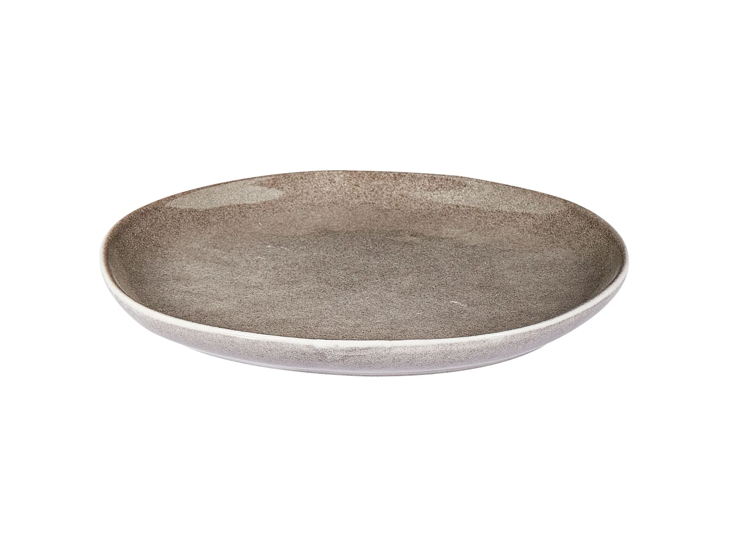 Lot de 8 assiettes à dessert COSTMARY Grès Gris