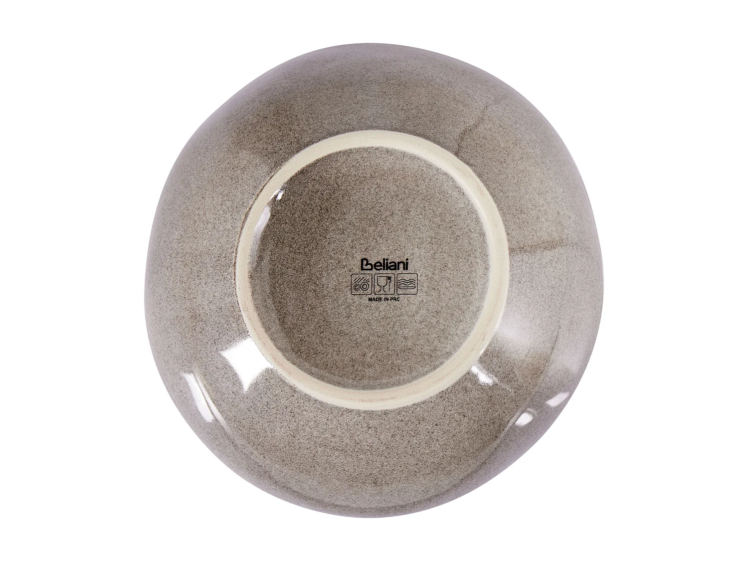 Set di 8 piatti fondi COSTMARY Gres porcellanato Grigio