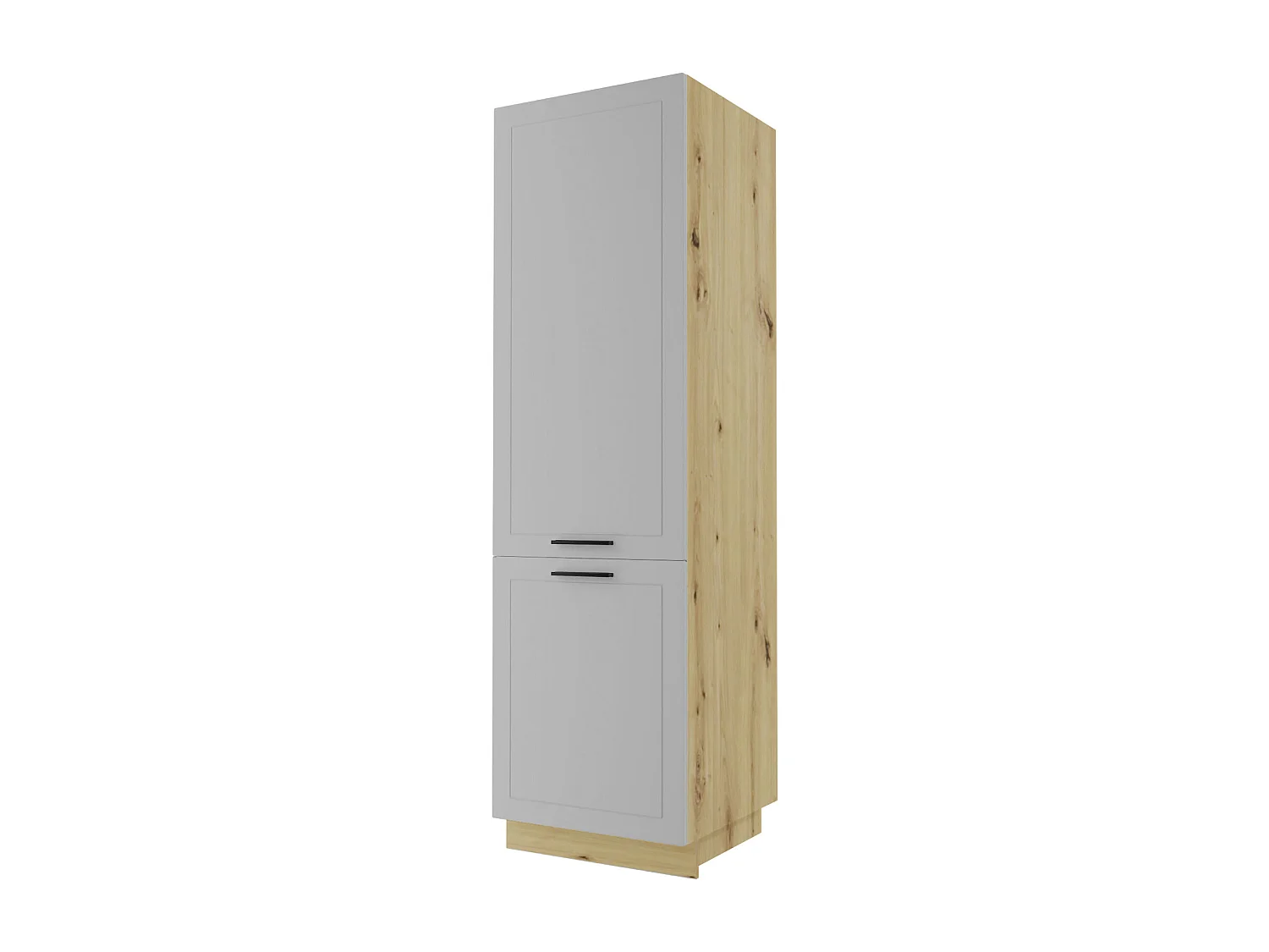 GESCHIRRSCHRANK Kvantum D14/DP/60/207 Dust Grey Matt / Eiche Artisan Matt 60 / 59 / 207cm