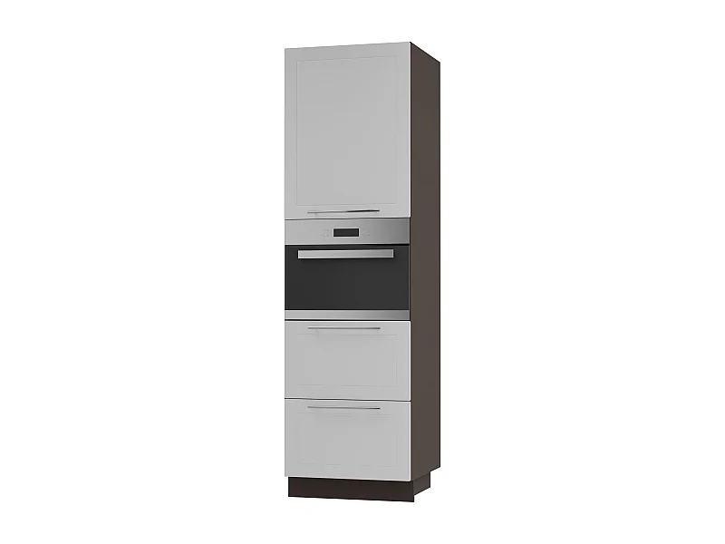 BACKOFEN-HOCHSCHRANK Kvantum D14/RU/2A/356 Weiß Matt / Lava Matt 60 / 59 / 207cm