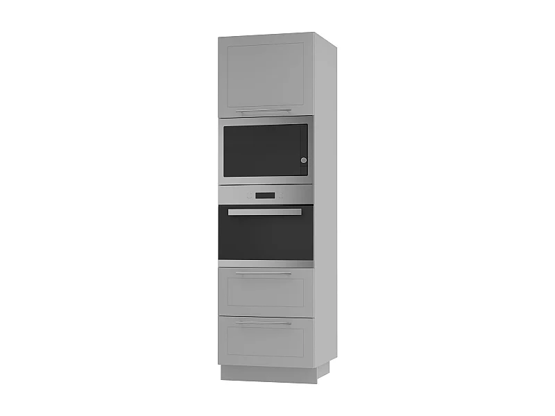 BACKOFEN-HOCHSCHRANK Kvantum D14/RU/2A/284 Dust Grey Matt / Grau Matt 60 / 59 / 207cm