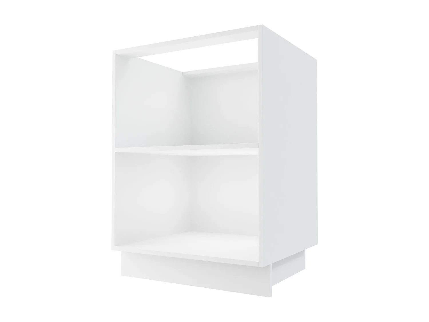 KÜCHENUNTERSCHRANK Brerra D11/60 RAL 3002 karminrot Hochglanz / weiß matt 60 / 50 / 82cm