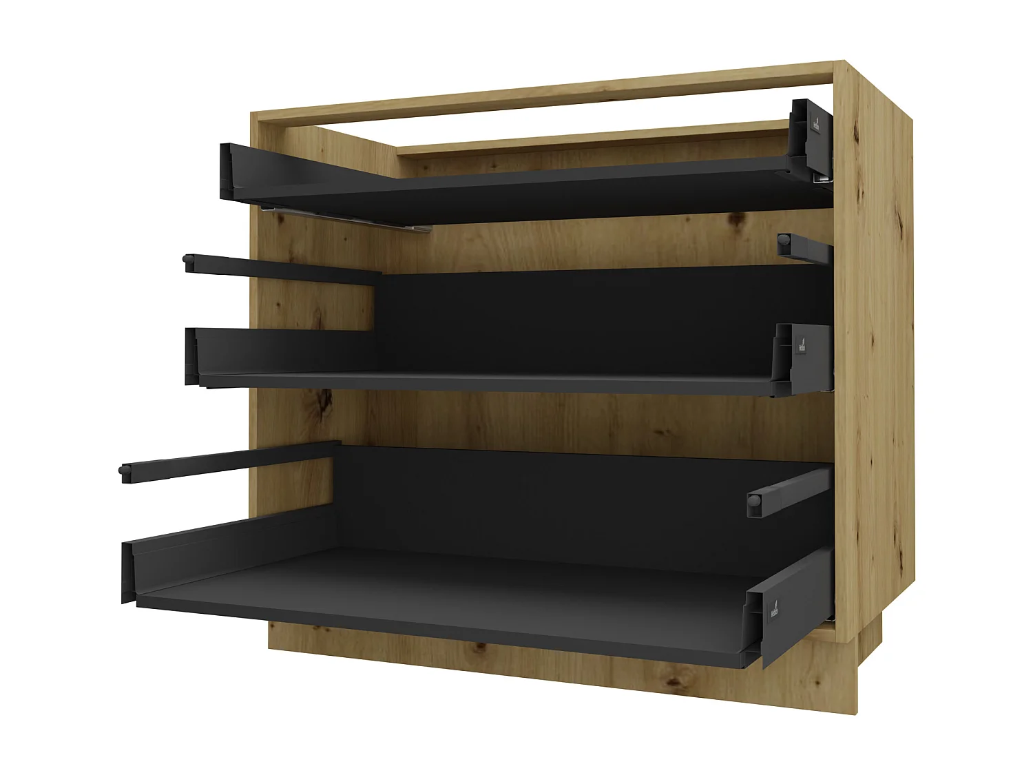 SCHUBLADENUNTERSCHRANK Kvantum D3A/80 80 / 50 / 82cm