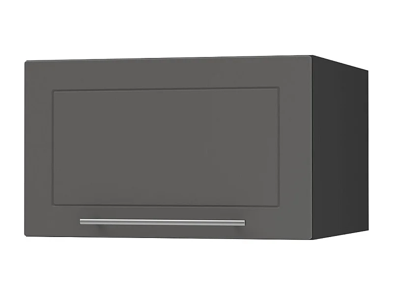 KLAPPHÄNGESCHRANK Kvantum W6B/60 Graphit Matt / Schwarz Matt 60 / 59 / 36cm