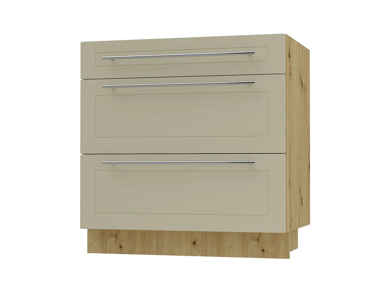 SCHUBLADENUNTERSCHRANK Kvantum D3A/80 80 / 50 / 82cm