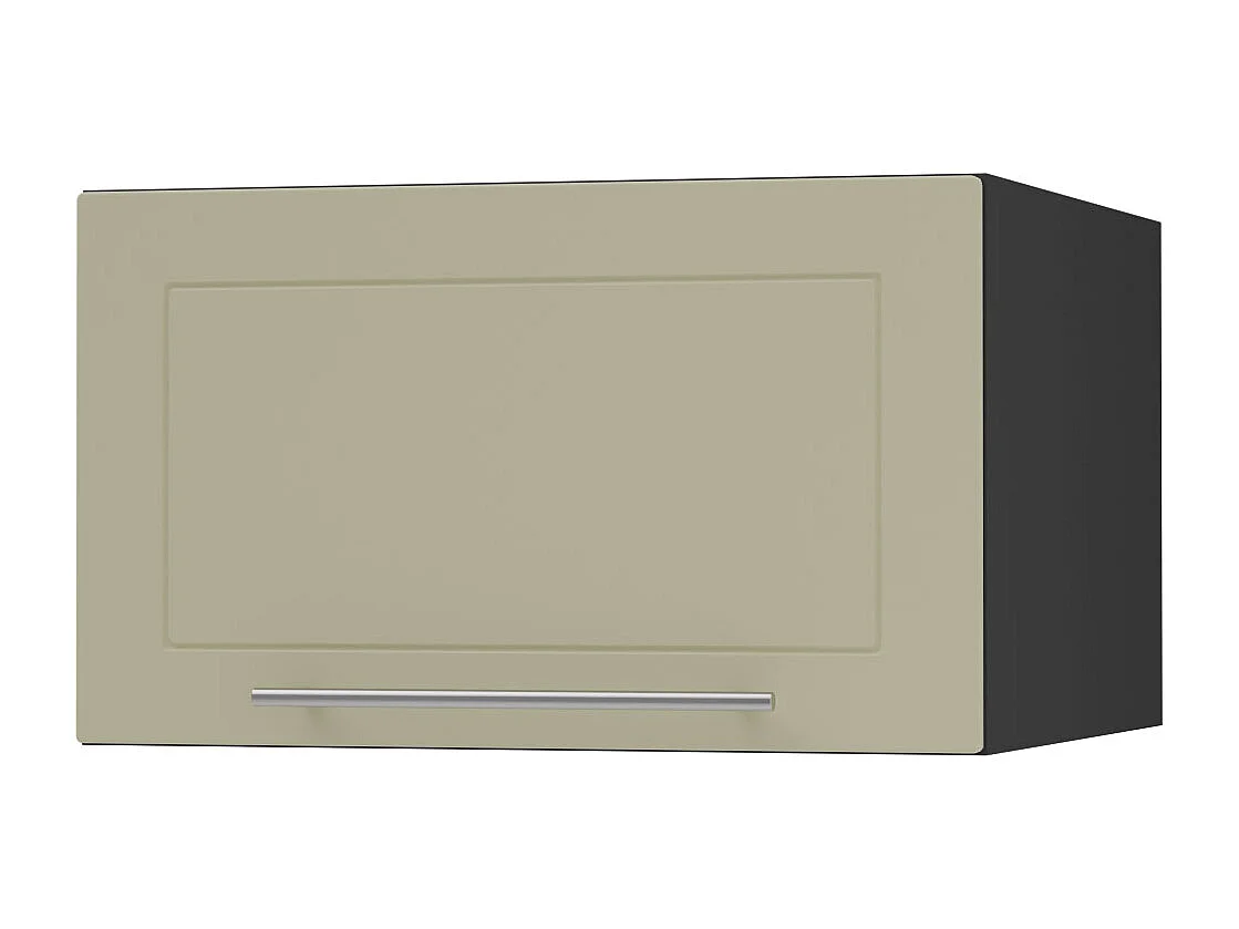 KLAPPHÄNGESCHRANK Kvantum W6B/60 Vanille Matt / Schwarz Matt 60 / 59 / 36cm