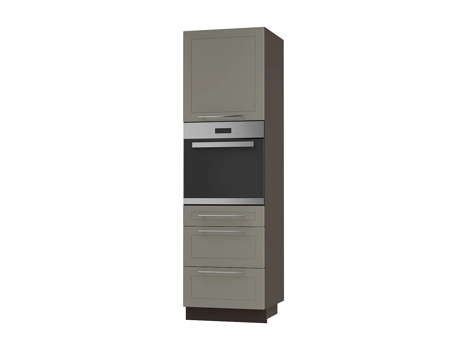 BACKOFEN-HOCHSCHRANK Kvantum D14/RU/3A Beige Matt / Lava Matt 60 / 59 / 207cm