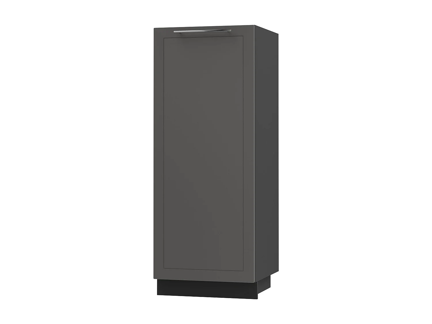 GESCHIRRSCHRANK Kvantum D5D/60/154 Graphit Matt / Schwarz Matt 60 / 59 / 154cm