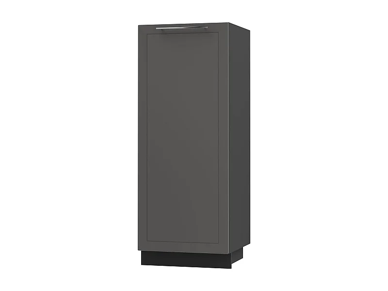 GESCHIRRSCHRANK Kvantum D5D/60/154 Graphit Matt / Schwarz Matt 60 / 59 / 154cm