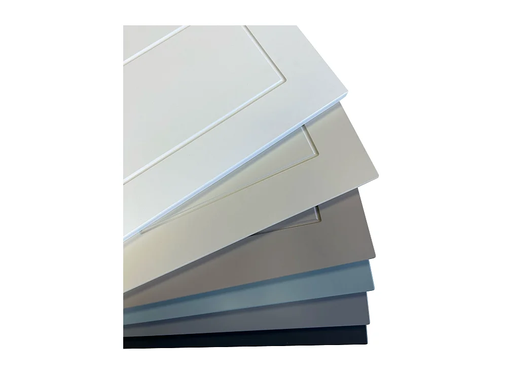 BACKOFEN-HOCHSCHRANK Kvantum D14/RU/2M/284 Vanille Matt / Grau Matt 60 / 59 / 207cm