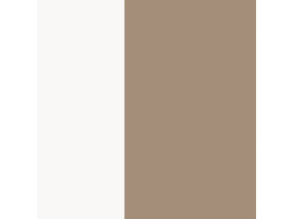 SCHUBLADENUNTERSCHRANK Brerra D2M/60 Korpus weiß / Front RAL 1019 graubeige Matt 60 / 50 / 82 cm
