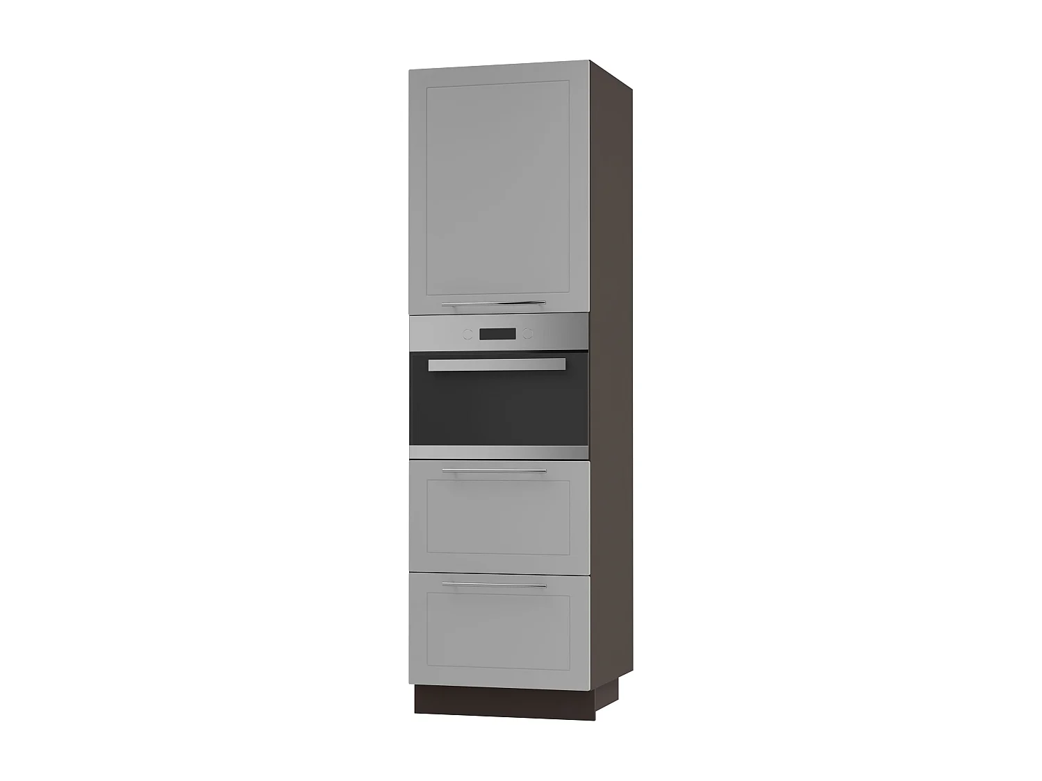 BACKOFEN-HOCHSCHRANK Kvantum D14/RU/2A/356 Dust Grey Matt / Lava Matt 60 / 59 / 207cm