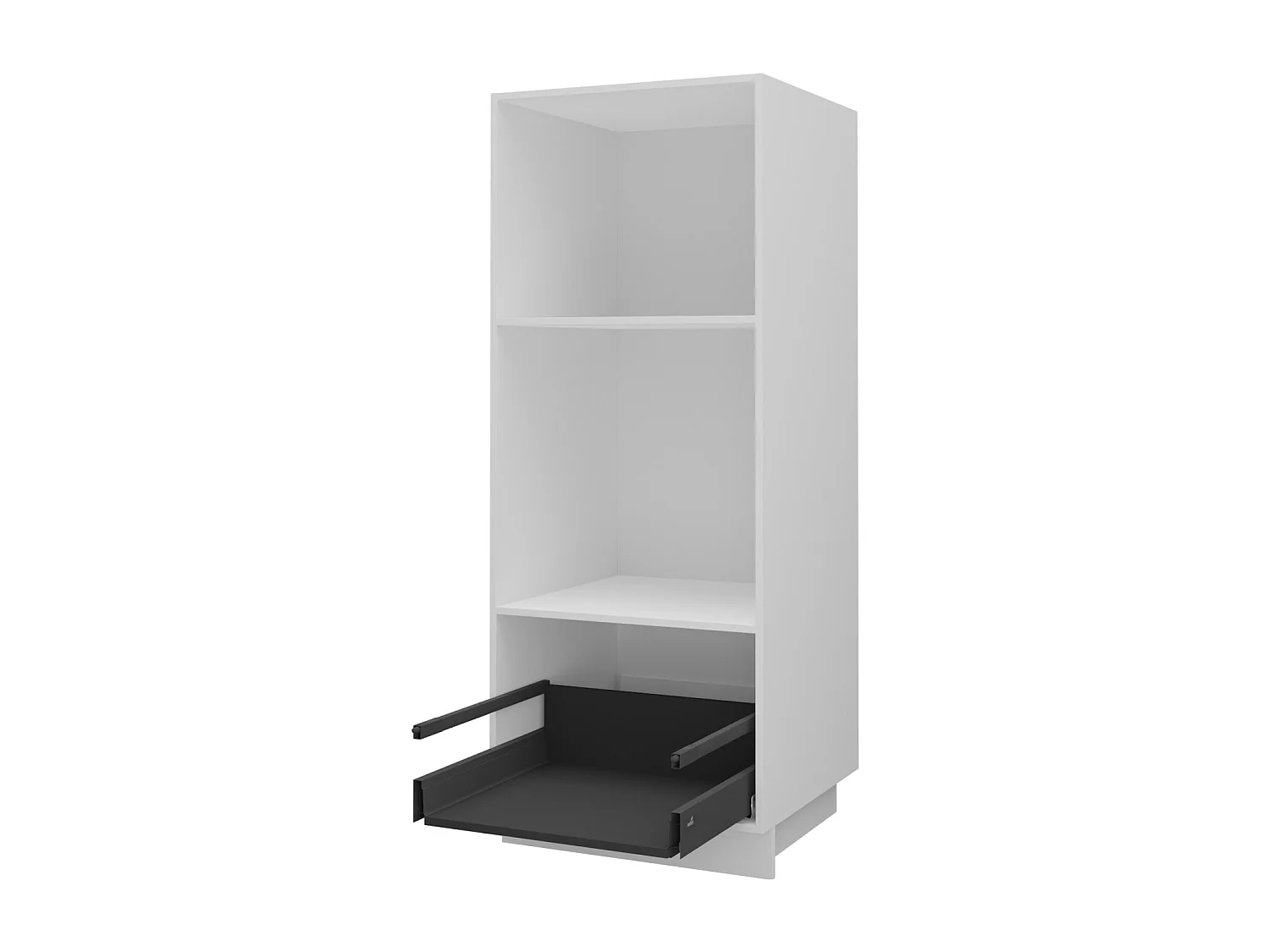 BACKOFENHOCHSCHRANK Kvantum D5AA/60/154 Dust Grey Matt / Weiß Matt 60 / 59 / 154cm