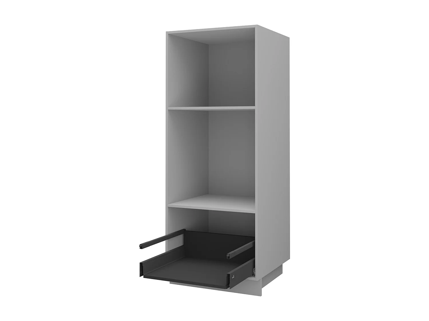 BACKOFENHOCHSCHRANK Kvantum D5AA/60/154 Beige Matt / Grau Matt 60 / 59 / 154cm